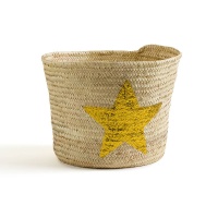 Корзина С рисунком звезда из пальмовых листьев Starna единый размер бежевый LA REDOUTE INTERIEURS  фото, kupilegko.ru